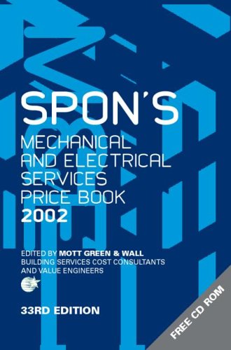 Beispielbild fr Spon's Mechanical and Electrical Services Price Book 2002 (Spon's Price Books2002) zum Verkauf von Goldstone Books