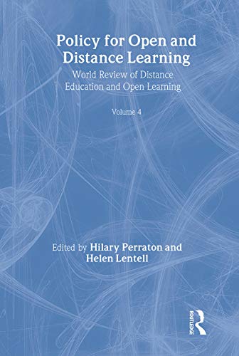 Imagen de archivo de Policy for Open and Distance Learning: World review of distance education and open learning Volume 4 a la venta por Wonder Book