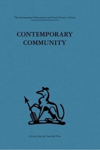 Stock image for Contemporary Community for sale by Revaluation Books