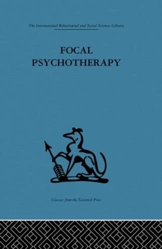 Imagen de archivo de Focal Psychotherapy: An example of applied psychoanalysis a la venta por Chiron Media