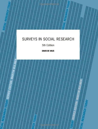 Stock image for Surveys in Social Research (5th Edition) (Social Research Today) for sale by Anybook.com