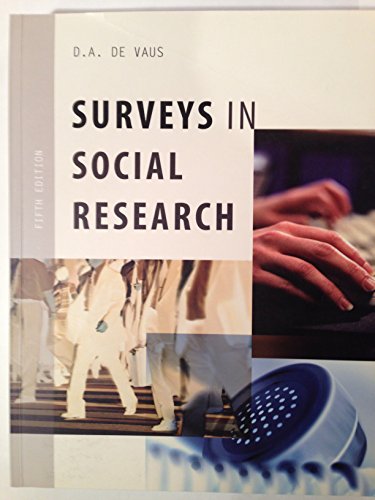Beispielbild fr Surveys In Social Research (Social Research Today) zum Verkauf von WorldofBooks