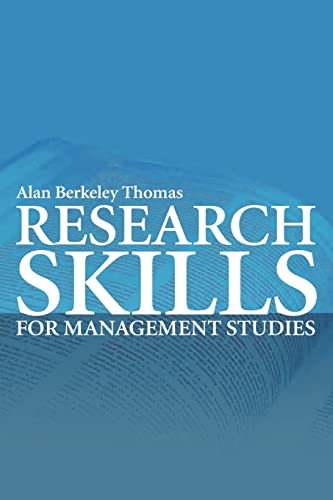 Beispielbild fr Research Skills for Management Studies zum Verkauf von WorldofBooks