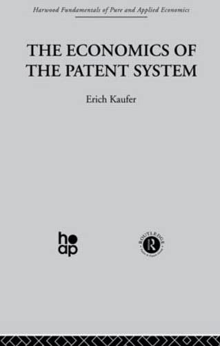 Stock image for The Economics of the Patent System for sale by Blackwell's