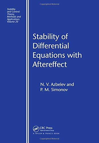 Stock image for Stability of Differential Equations with Aftereffect for sale by Revaluation Books