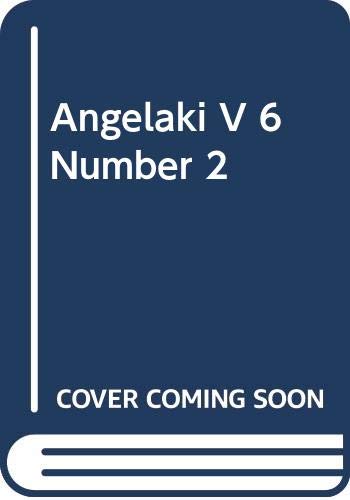 Angelaki V 6 Number 2 (9780415271103) by Boundas, Constantin V.