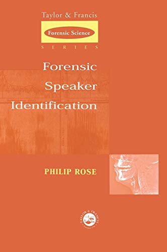 Beispielbild fr Forensic Speaker Identification (International Forensic Science and Investigation) zum Verkauf von Wonder Book