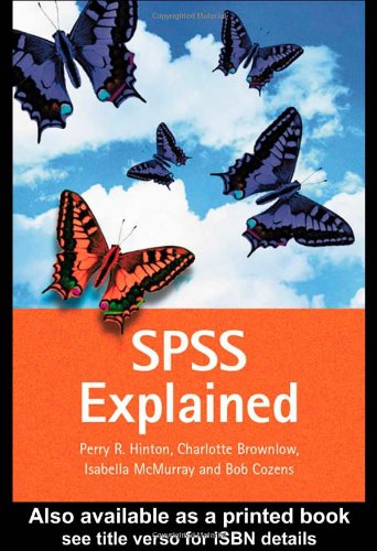 Beispielbild fr SPSS Explained zum Verkauf von AwesomeBooks