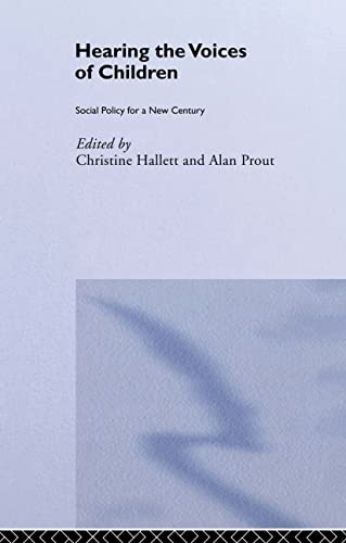 Stock image for Hearing the Voices of Children: Social Policy for a New Century (Future of Childhood (Paperback)) for sale by MusicMagpie