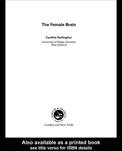 9780415277211: The Female Brain (Conceptual Advances in Brain Research)