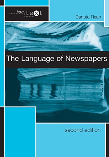 Beispielbild fr The Language of Newspapers (Intertext) zum Verkauf von WorldofBooks