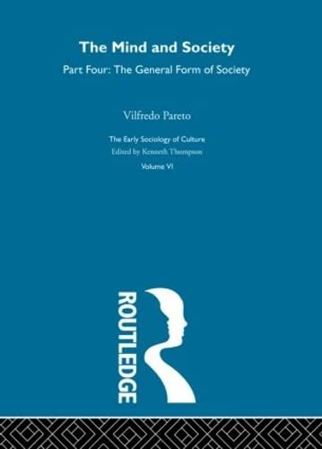 Stock image for Mind & Society Pt4:Esc V6 (Early Sociology of Culture) for sale by Chiron Media