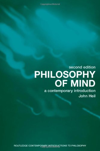 9780415283557: Philosophy of Mind: A Contemporary Introduction (Routledge Contemporary Introductions to Philosophy)