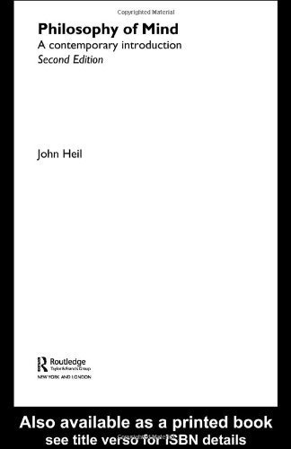 Beispielbild fr Philosophy of Mind: A Contemporary Introduction (Routledge Contemporary Introductions to Philosophy) zum Verkauf von SecondSale