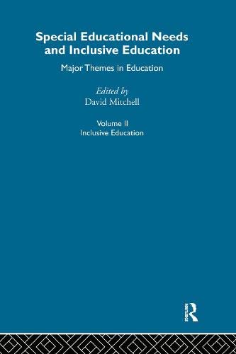 Special Educ Needs&Inclus V2 (9780415284547) by Mitchell, David