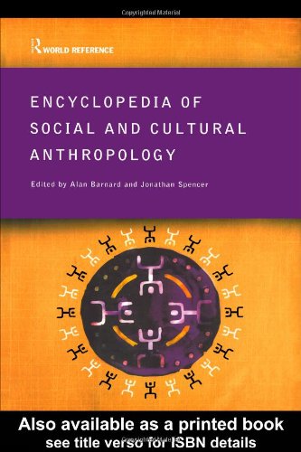 Stock image for Encyclopedia of Social and Cultural Anthropology for sale by Better World Books