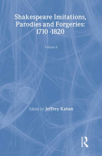 Beispielbild fr Shakespeare Imitations Vol 2 (Subcultures and Subversions 1750-1850) zum Verkauf von Lucky's Textbooks