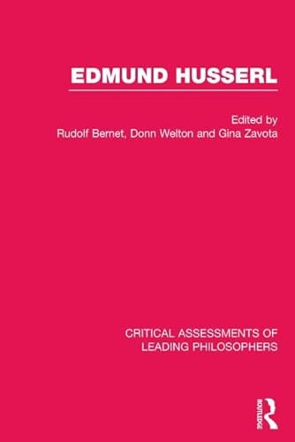 Stock image for Edmund Husserl: Critical Assessments of Leading Philosophers for sale by Chiron Media