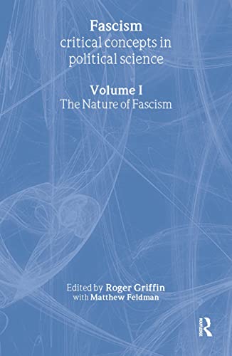 9780415290159: Fascism: Critical Concepts in Political Science