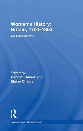 9780415291767: Women's History, Britain 1700-1850: An Introduction