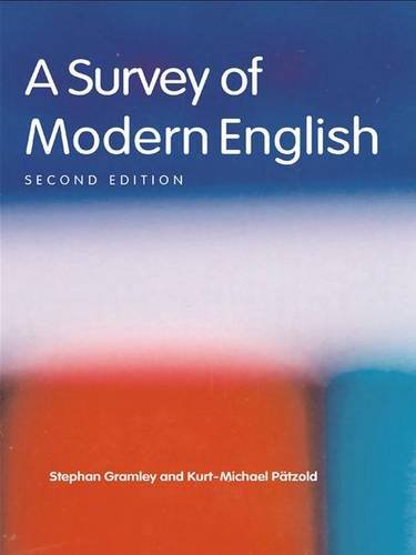 Stock image for A SURVEY OF MODERN ENGLISH for sale by Basi6 International