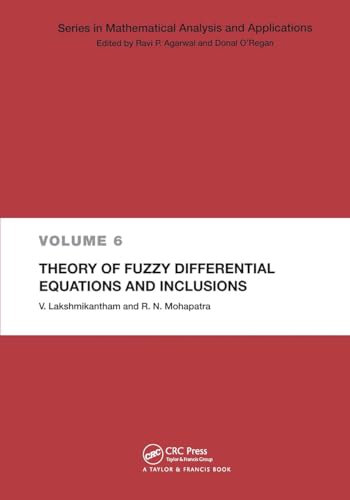 Stock image for Theory of Fuzzy Differential Equations and Inclusions (Mathematical Analysis and Applications) for sale by GF Books, Inc.