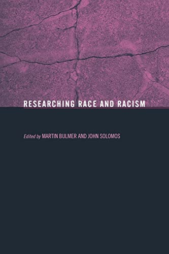 Imagen de archivo de Researching Race and Racism a la venta por Better World Books Ltd