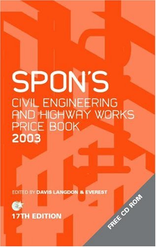 Stock image for Spon's Civil Engineering and Highway Works Price Book 2003 for sale by AwesomeBooks