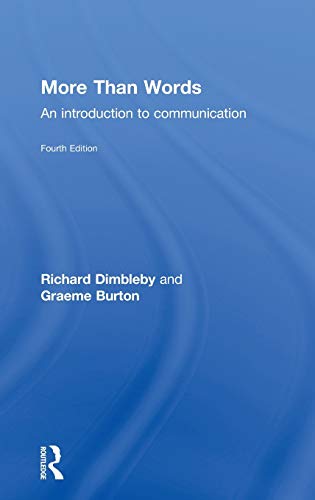 Stock image for More Than Words: An Introduction to Communication for sale by Chiron Media