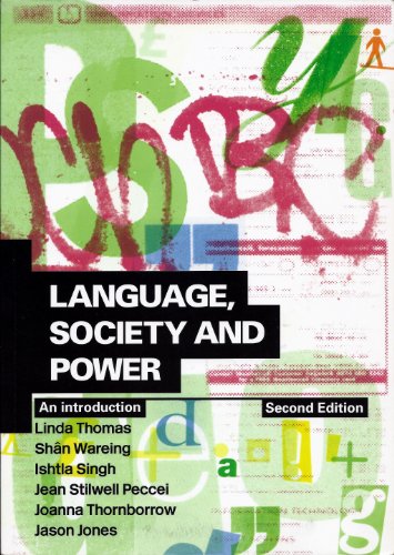 Imagen de archivo de Language, Society and Power: An Introduction a la venta por BookHolders