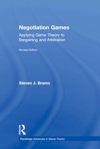 Stock image for Negotiation Games (Routledge Advances in Game Theory) for sale by Chiron Media