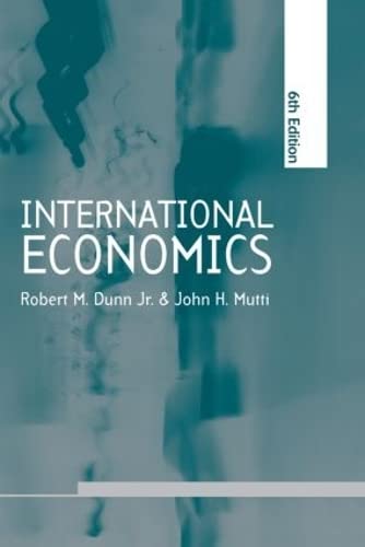 9780415311533: International Economics sixth edition