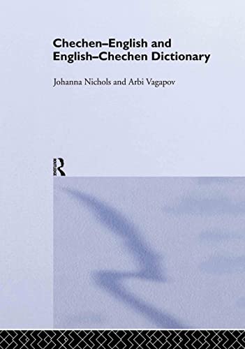 9780415315944: Chechen-English and English-Chechen Dictionary