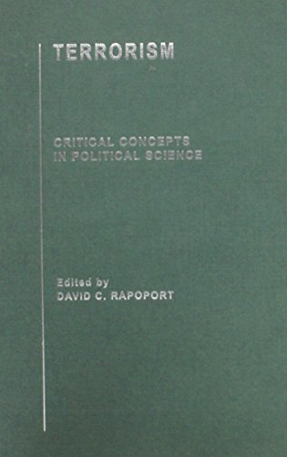 Terrorism: Critical Concepts in Political Science: Volume 3 (9780415316538) by Rapoport, David