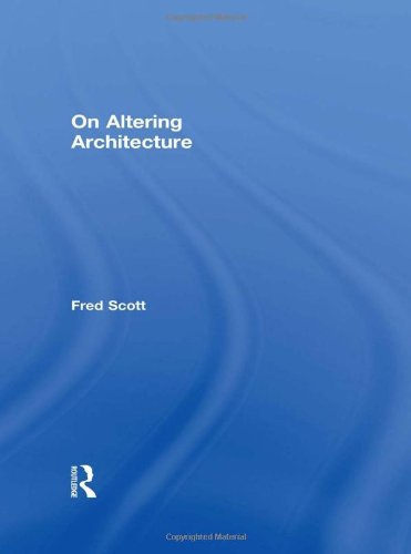 Imagen de archivo de On Altering Architecture a la venta por Chiron Media