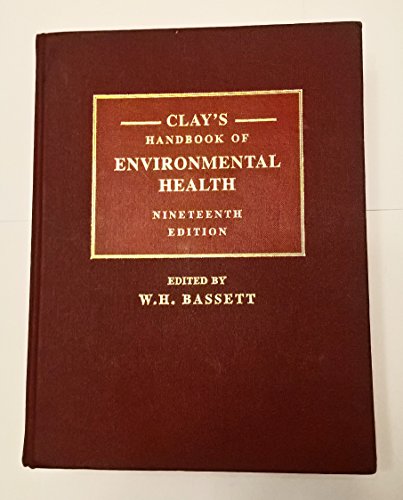 Imagen de archivo de Clay's Handbook of Environmental Health a la venta por WorldofBooks