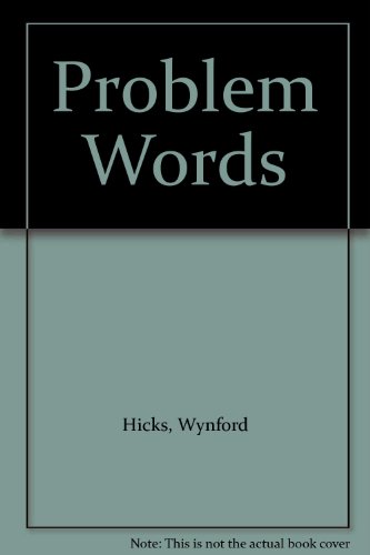 Problem Words (9780415320207) by Hicks, Wynford