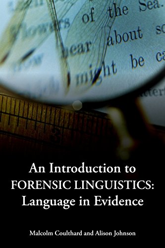 Stock image for An Introduction to Forensic Linguistics for sale by HPB-Red