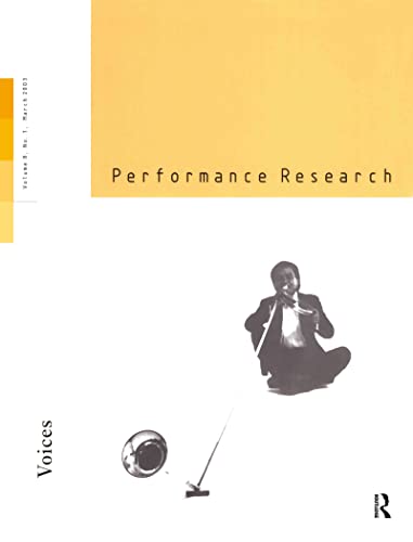 Performance Research V8 Issu 1 (9780415321303) by MacDonald, Claire