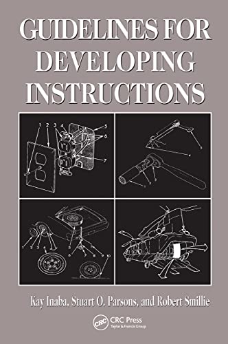 Beispielbild fr Guidelines for Developing Instructions zum Verkauf von ThriftBooks-Atlanta