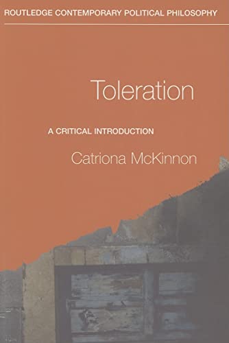 Beispielbild fr Toleration : A Critical Introduction zum Verkauf von Better World Books: West