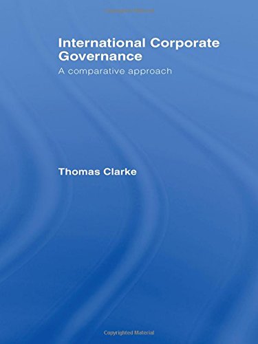 9780415323093: International Corporate Governance: A Comparative Approach