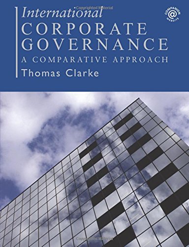 9780415323109: International Corporate Governance: A Comparative Approach