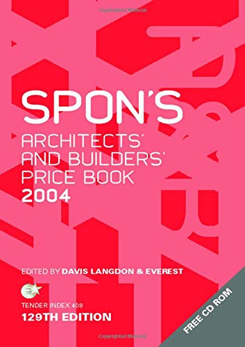 Stock image for Spon's Architects' and Builders' Price Book 2004 for sale by Compass Books