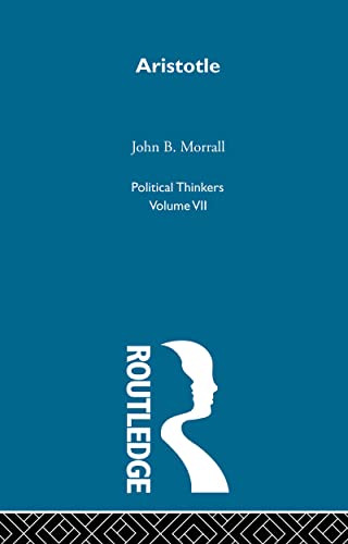 Imagen de archivo de 7: Aristotle (Political Thinkers (Routledge)) a la venta por Chiron Media