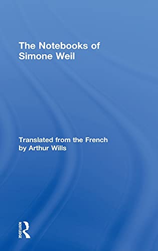 Imagen de archivo de The Notebooks of Simone Weil a la venta por Chiron Media