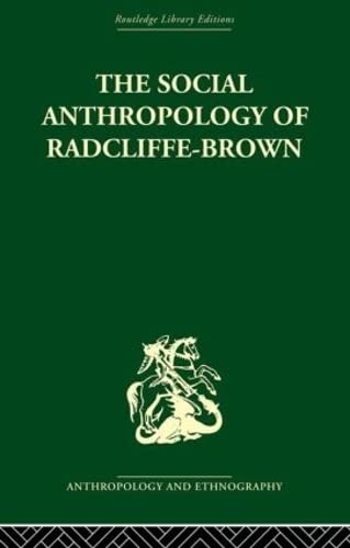 9780415330329: The Social Anthropology of Radcliffe-Brown