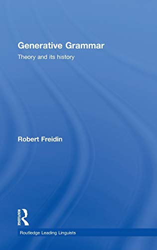 Stock image for Generative Grammar: Theory and its History (Routledge Leading Linguists) for sale by Chiron Media