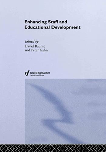 Imagen de archivo de Enhancing Staff and Educational Development (SEDA Series) a la venta por Chiron Media