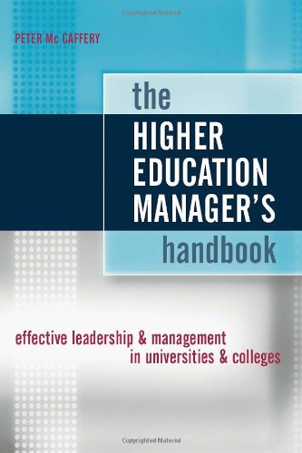 Beispielbild fr The Higher Education Manager's Handbook: Effective Leadership and Management in Universities and Colleges zum Verkauf von WorldofBooks